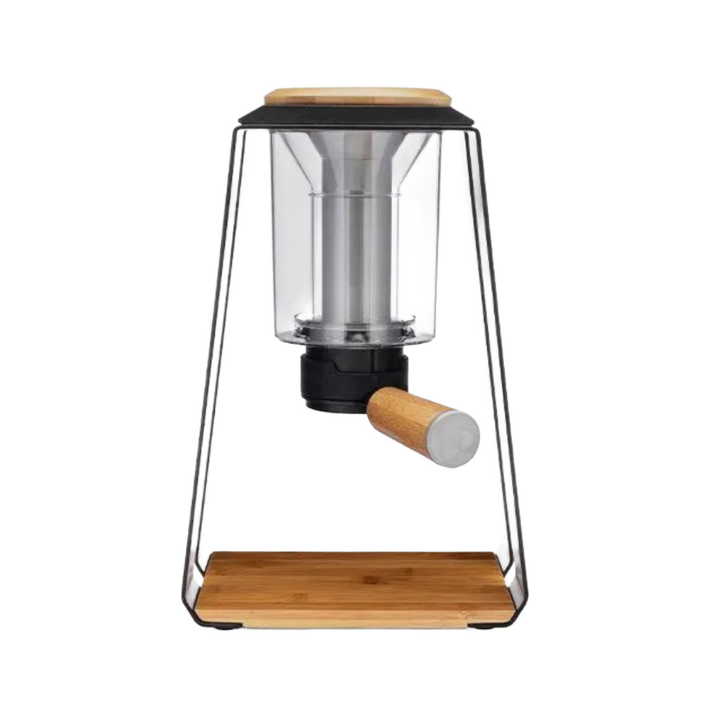 Weight Press Coffee Brewer
